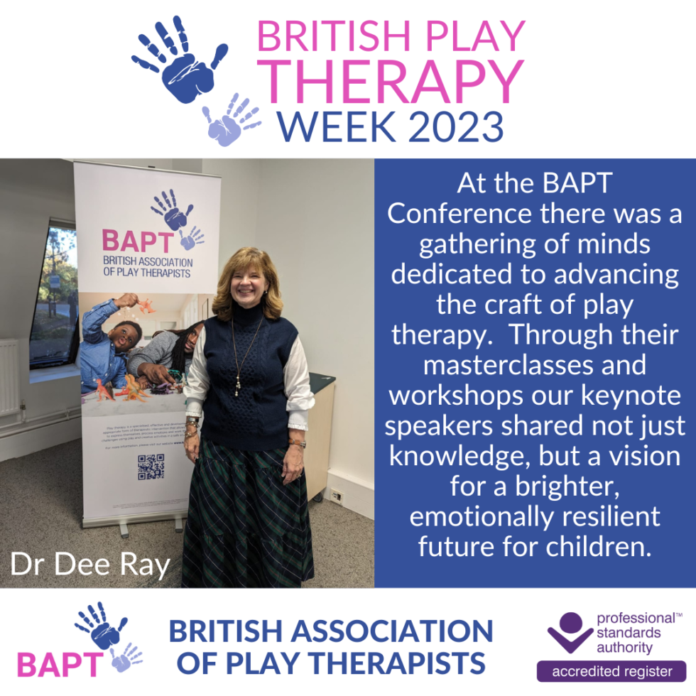 Play Therapy Week Keynote Speaker Dr Dee Ray